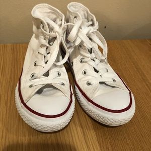 White High Top Converse